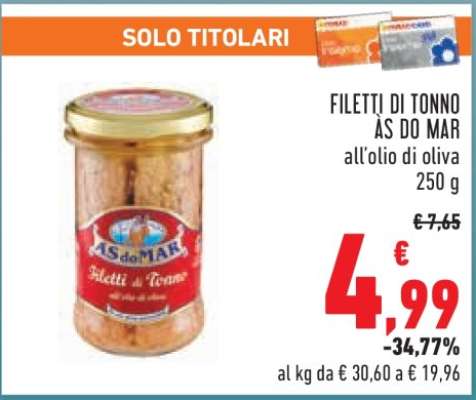 Filetti di Tonno Às do Mar