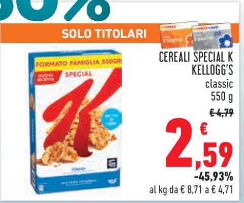 Cereali Special K Kellogg's