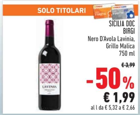 SICILIA DOC BIRGI