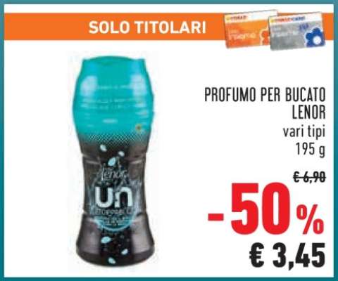 Profumo per bucato Lenor