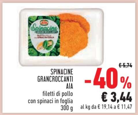 SPINACINE GRAN CROCCANTI AIA