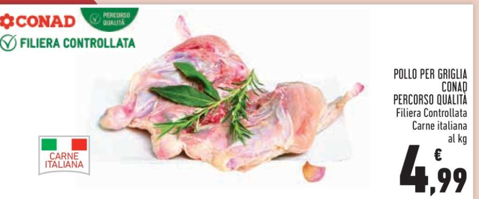 POLLO PER GRIGLIA CONAD