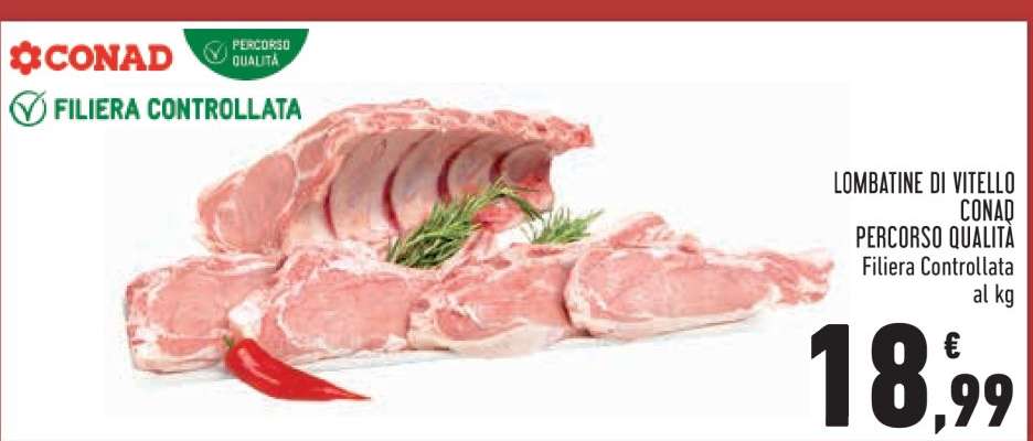 LOMBA TINE DI VITELLO CONAD