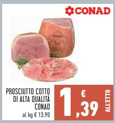 Prosciutto Cotto di Alta Qualità Conad