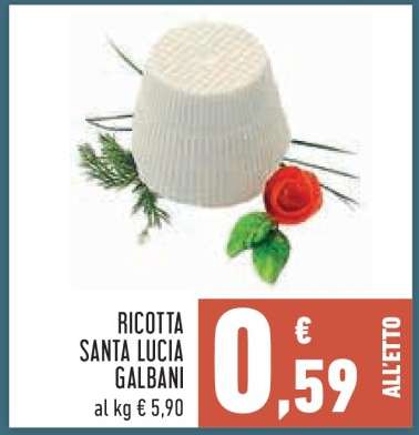 RICOTTA SANTA LUCIA GALBANI