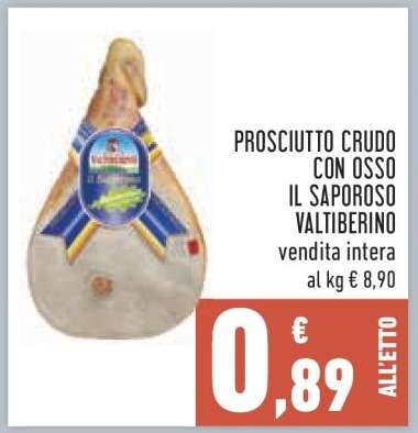 Prosciutto Crudo con Osso Il Saporoso Valtiberino