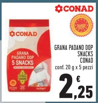 GRANA PADANO DOP SNACKS CONAD