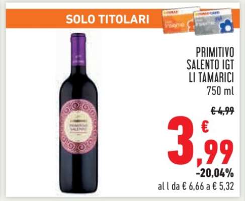 Primitivo Salento IGT Li Tamarici