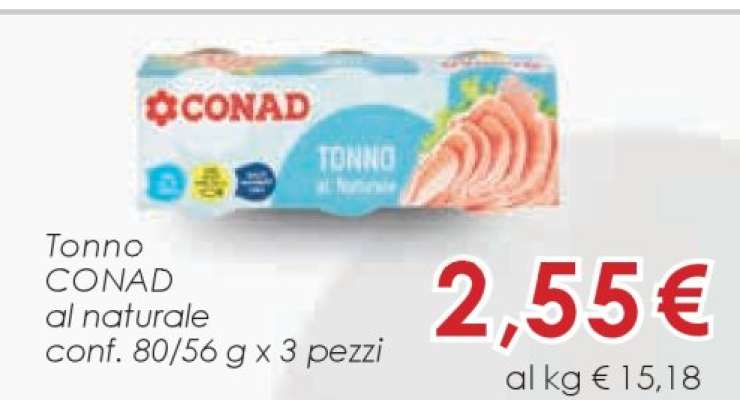 TONNO CONAD al naturale