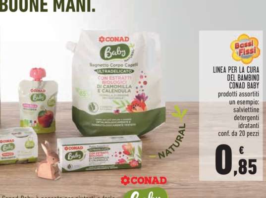 LINEA PER LA CURA DEL BAMBINO CONAD BABY