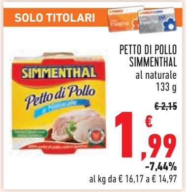 PETTO DI POLLO SIMMENTHAL