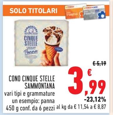 CONO CINQUE STELLE SAMMONTANA