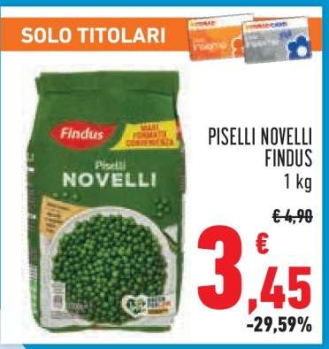 Piselli Novelli Findus
