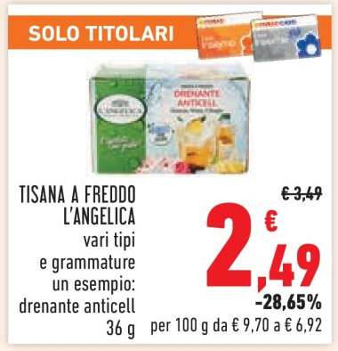 TISANA A FREDDO L'ANGELICA