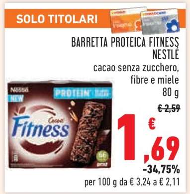 BARRETTA PROTEICA FITNESS NESTLÉ