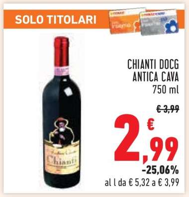 CHIANTI DOCG ANTICA CAVA