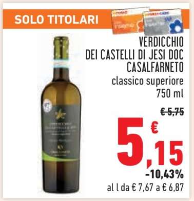 Verdicchio dei Castelli di Jesi DOC CasalFarneto