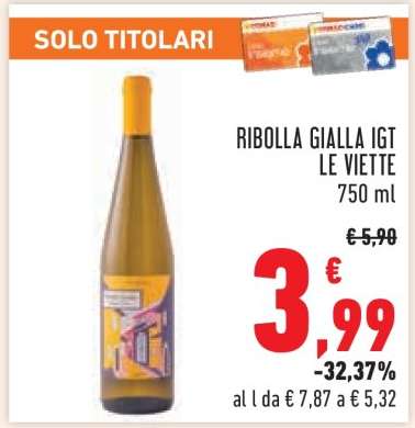 Ribolla Gialla IGT Le Viette