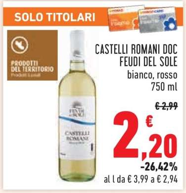 Castelli Romani DOC Feudi del Sole