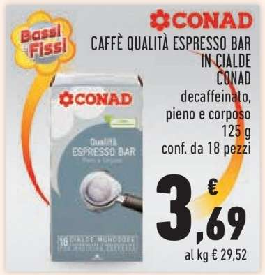 Caffè Qualità Espresso Bar in Cialde Conad