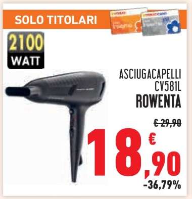 ASCIUGACAPELLI CV5811L ROWENTA
