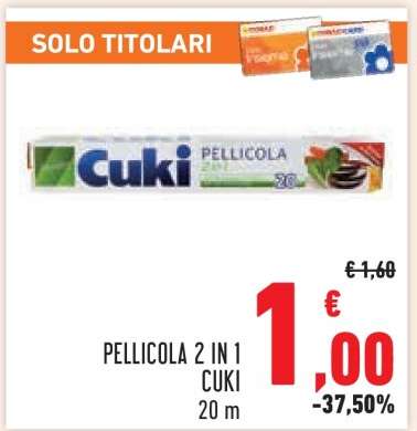 PELLICOLA 2 IN 1 CUKI