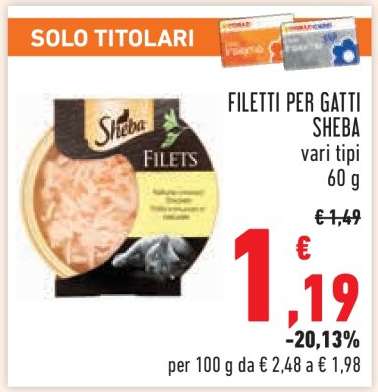 Filetti per gatti Sheba