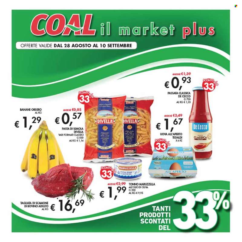 Volantino COAL - 28/8/2025 - 10/9/2025.