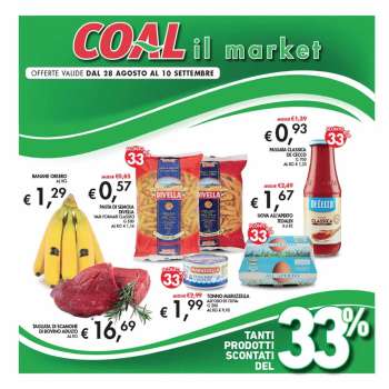 Volantino COAL - 28/8/2025 - 10/9/2025.