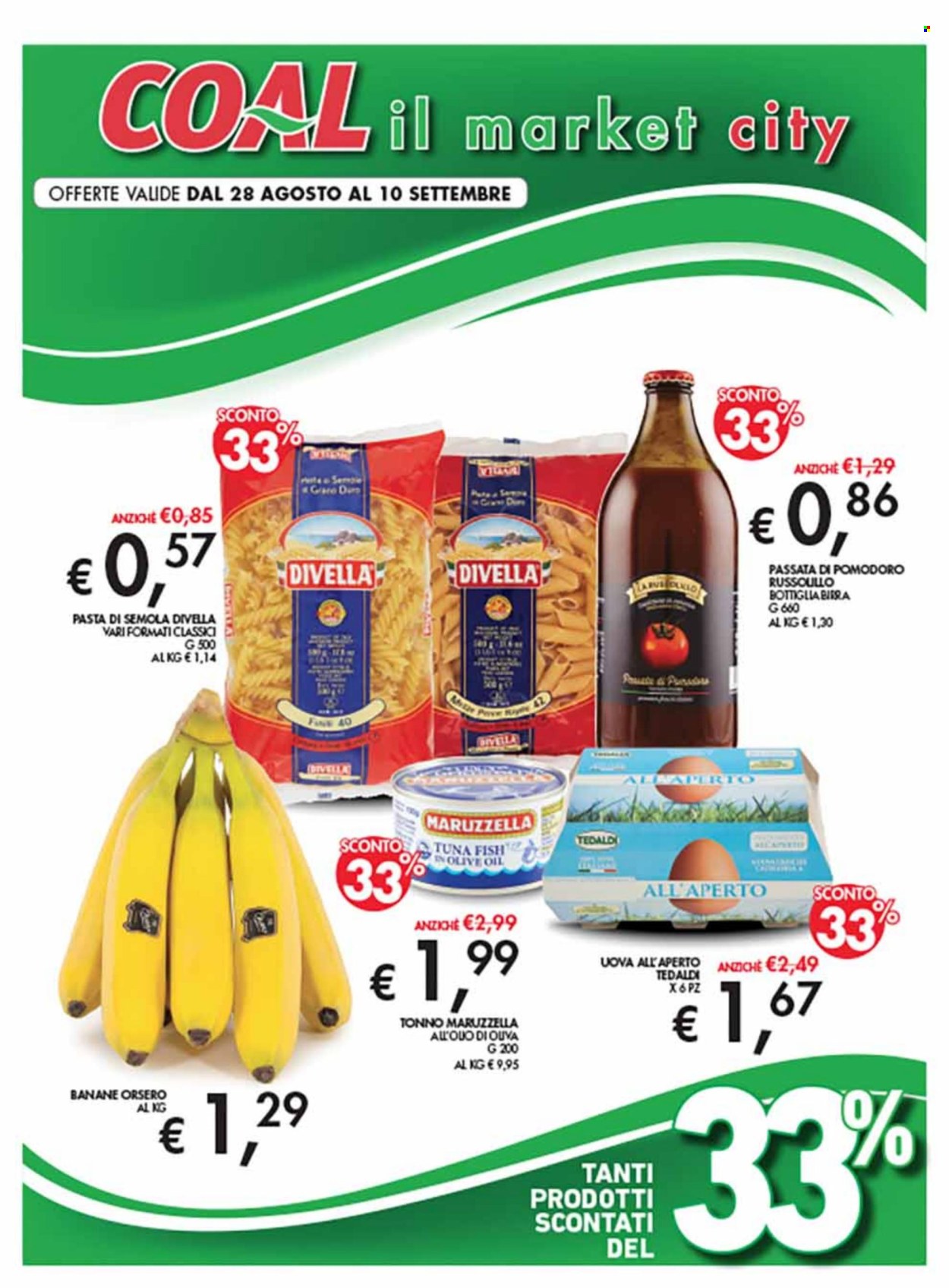 Volantino COAL - 28/8/2025 - 10/9/2025. Pagina 1