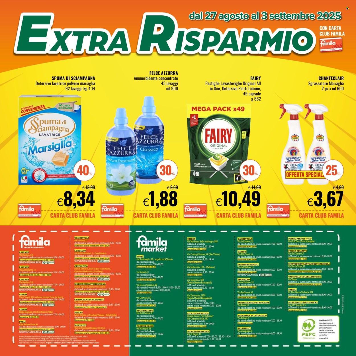 Volantino Famila - 27/8/2025 - 3/9/2025. Pagina 4