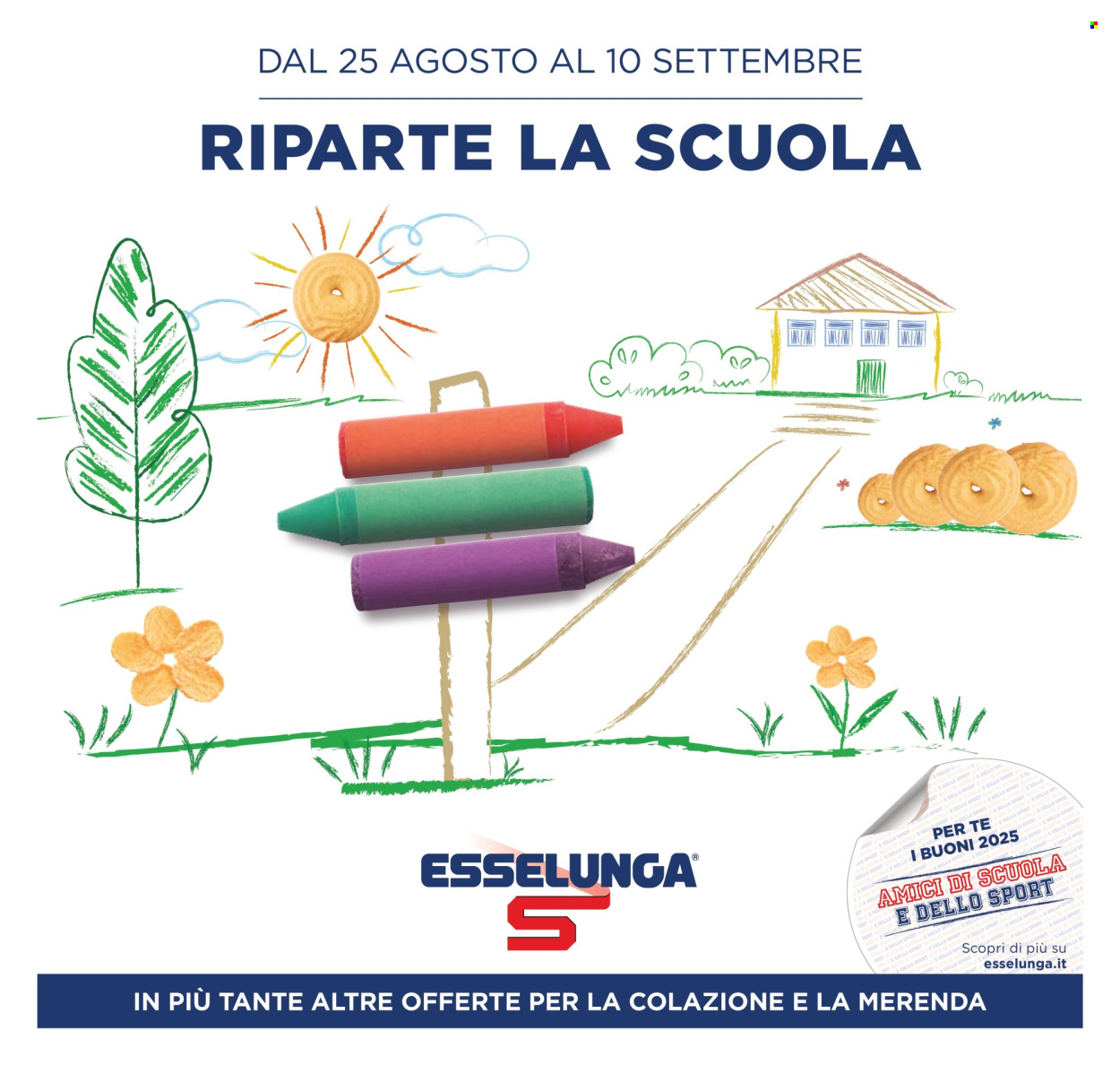 Volantino Esselunga - 25/8/2025 - 10/9/2025. Pagina 1