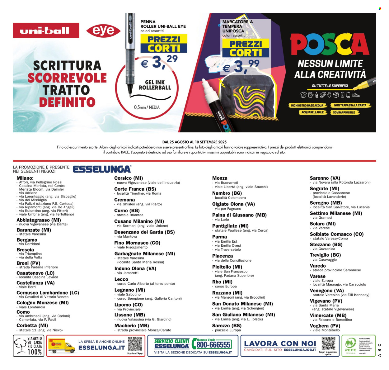 Volantino Esselunga - 25/8/2025 - 10/9/2025. Pagina 23