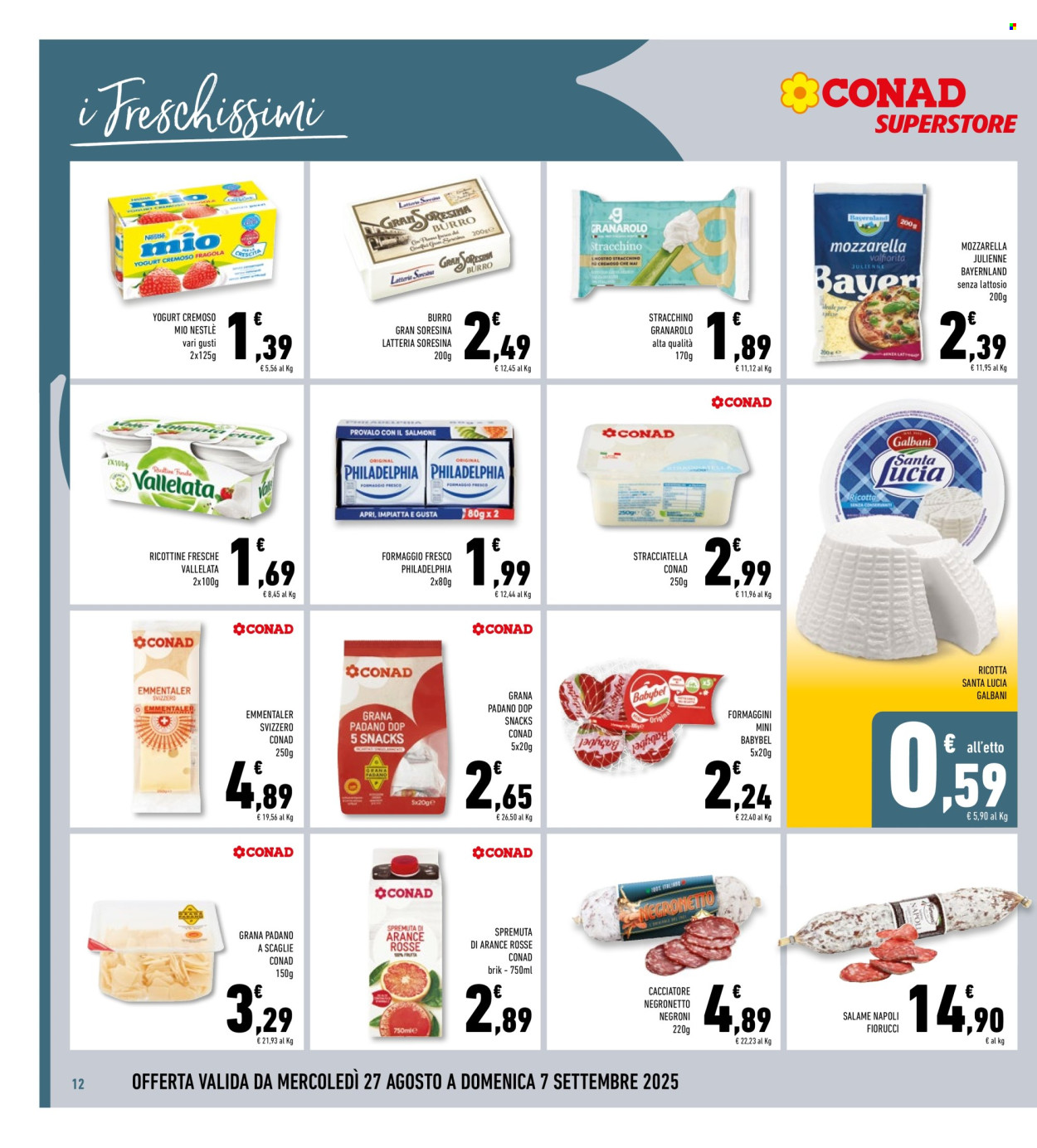 Volantino Conad Superstore - 27/8/2025 - 7/9/2025. Pagina 12