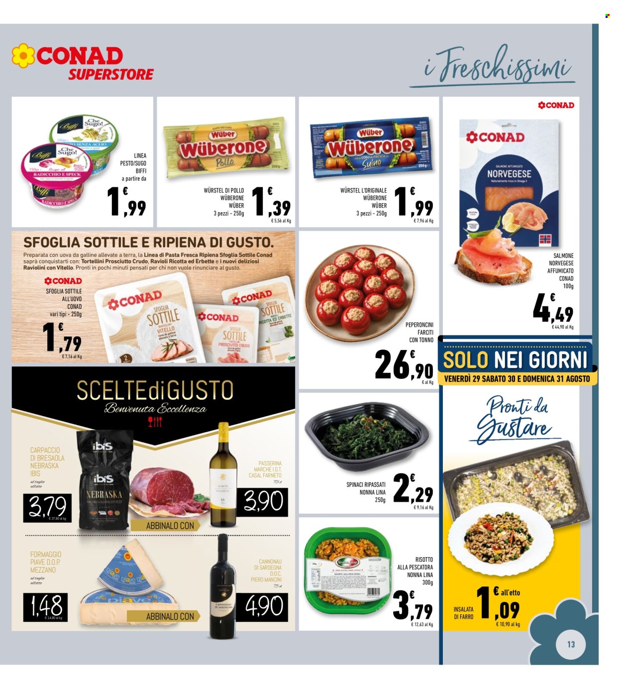 Volantino Conad Superstore - 27/8/2025 - 7/9/2025. Pagina 13