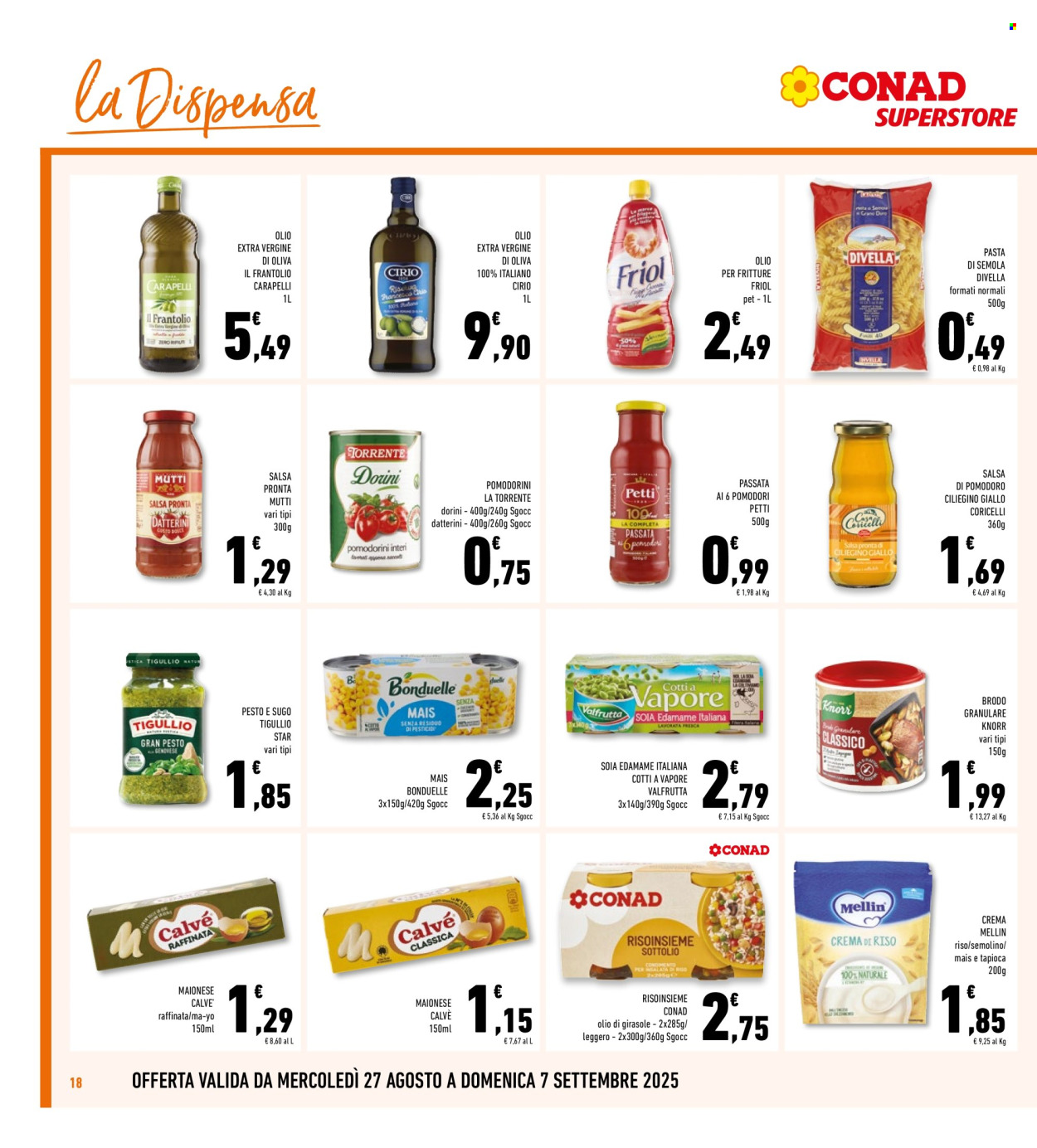 Volantino Conad Superstore - 27/8/2025 - 7/9/2025. Pagina 18