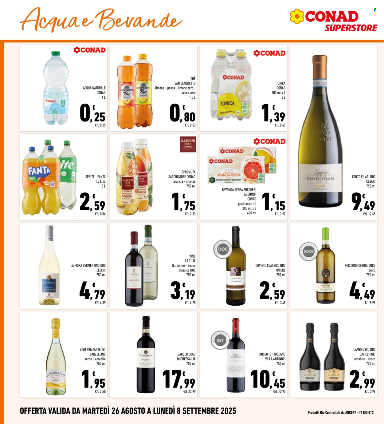 Volantino Conad Superstore - 26/8/2025 - 8/9/2025. Pagina 20