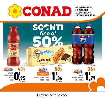 Volantino Conad - 27/8/2025 - 7/9/2025.