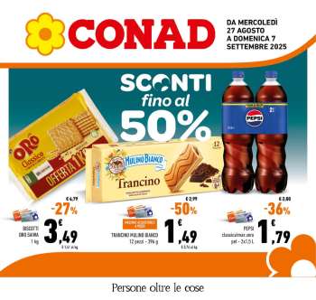 Volantino Conad - 27/8/2025 - 7/9/2025.