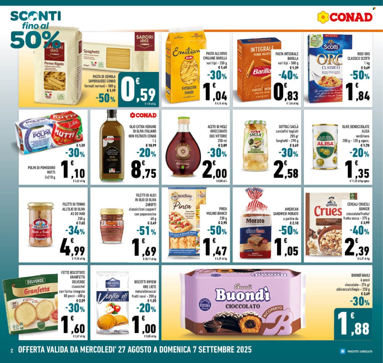 Volantino Conad - 27/8/2025 - 7/9/2025. Pagina 2