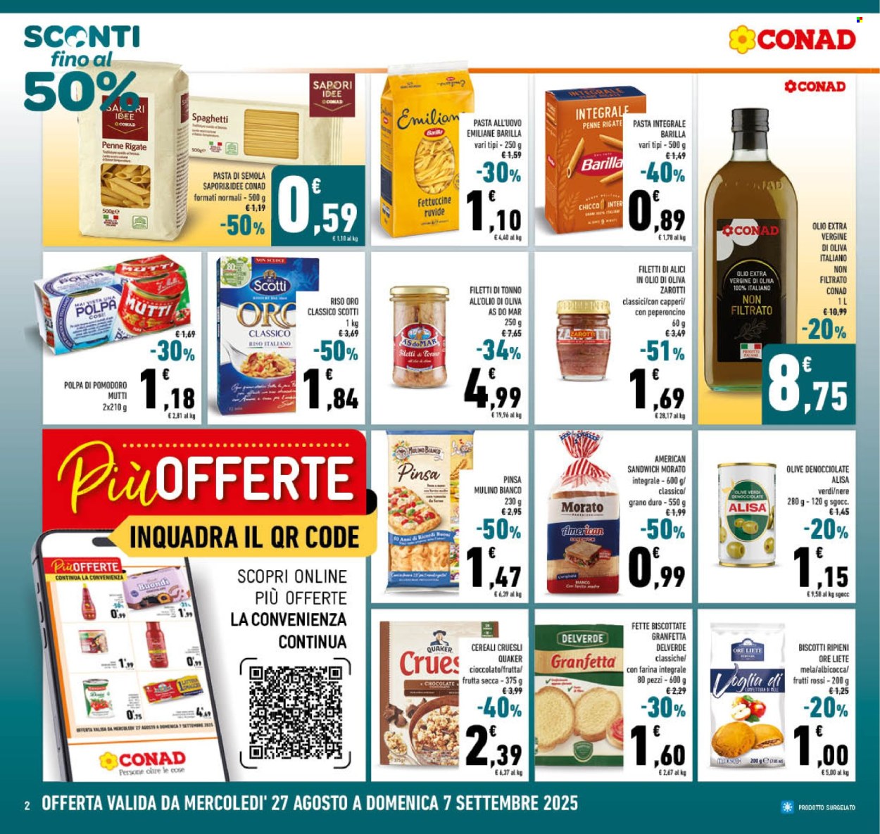 Volantino Conad - 27/8/2025 - 7/9/2025. Pagina 2