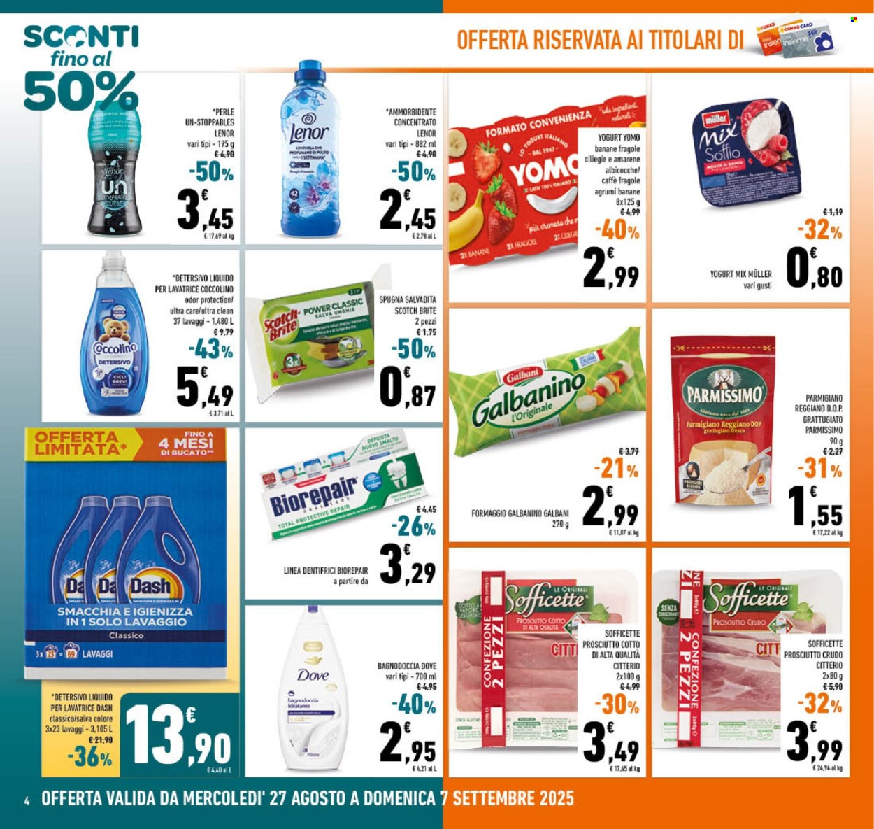 Volantino Conad - 27/8/2025 - 7/9/2025. Pagina 4