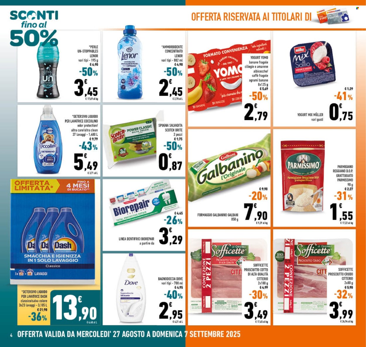 Volantino Conad - 27/8/2025 - 7/9/2025. Pagina 4