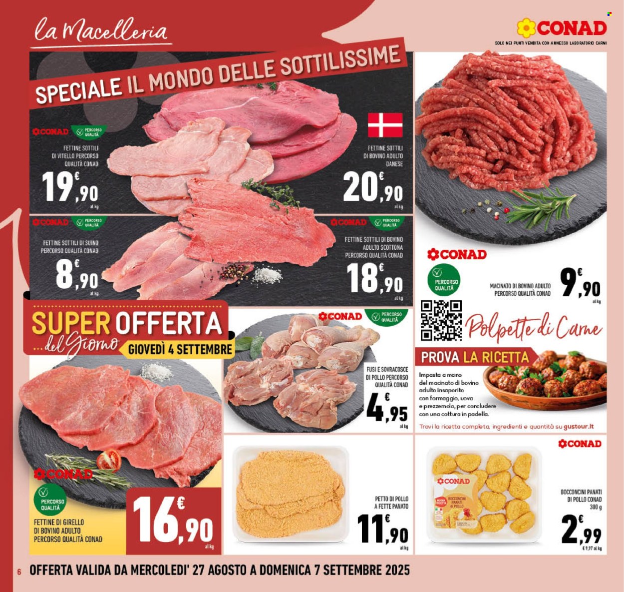 Volantino Conad - 27/8/2025 - 7/9/2025. Pagina 6