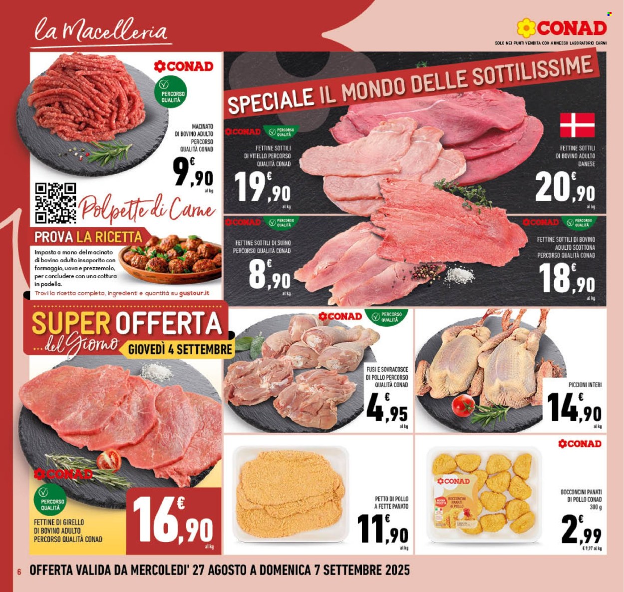 Volantino Conad - 27/8/2025 - 7/9/2025. Pagina 6