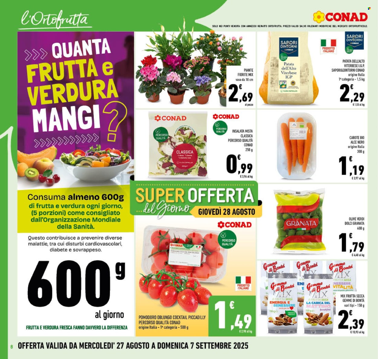 Volantino Conad - 27/8/2025 - 7/9/2025. Pagina 8