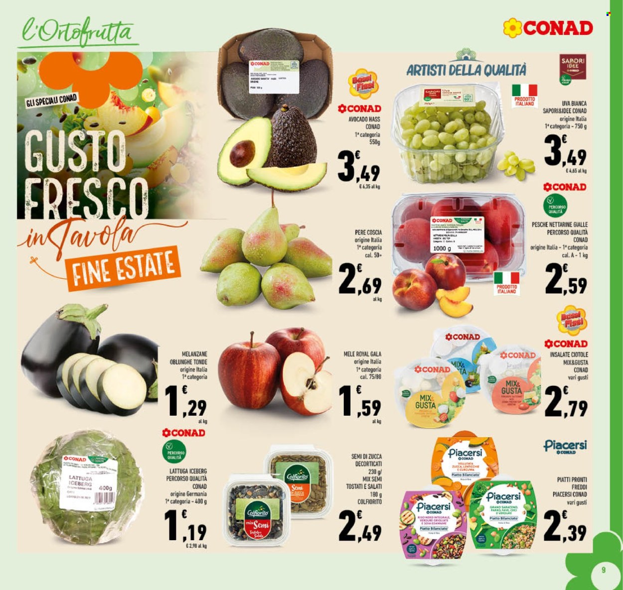 Volantino Conad - 27/8/2025 - 7/9/2025. Pagina 9