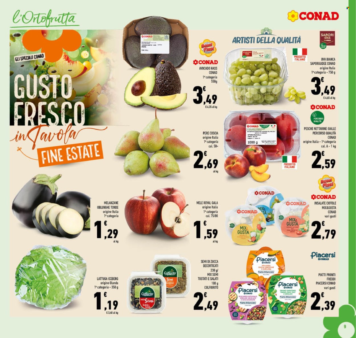 Volantino Conad - 27/8/2025 - 7/9/2025. Pagina 9
