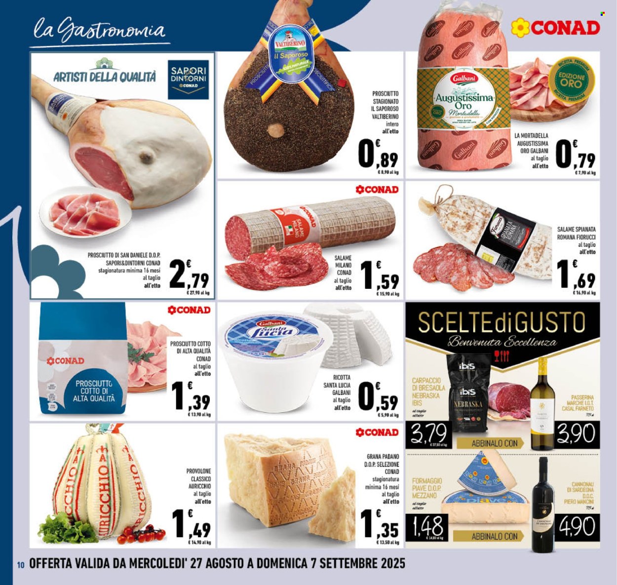 Volantino Conad - 27/8/2025 - 7/9/2025. Pagina 10