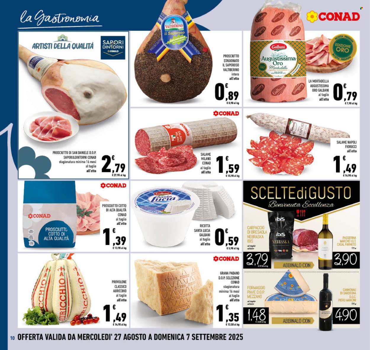 Volantino Conad - 27/8/2025 - 7/9/2025. Pagina 10
